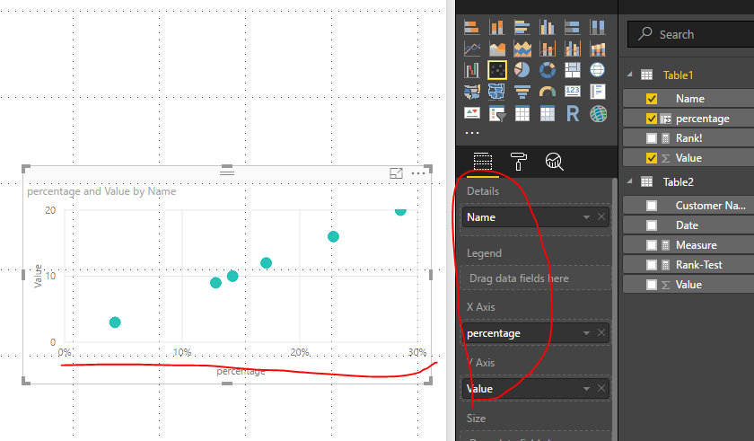 Solved: display% on Scatter Chart axis - Microsoft Fabric Community