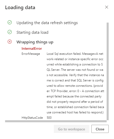 Solved: Incremental refresh on Datamart - Error - Microsoft Fabric ...