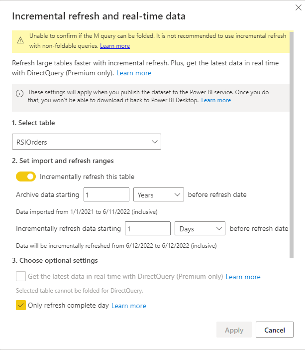 Solved: Incremental Refresh - Not retaining old records - Microsoft ...