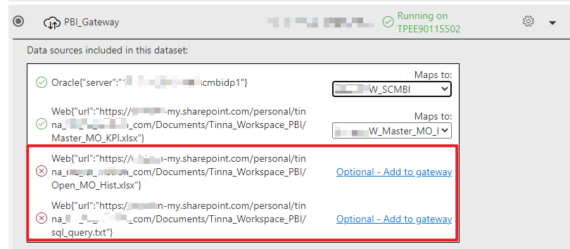 Gateway Connection and Data Source Credentials are... - Microsoft ...