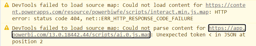 power bi javascript api error - Microsoft Fabric Community