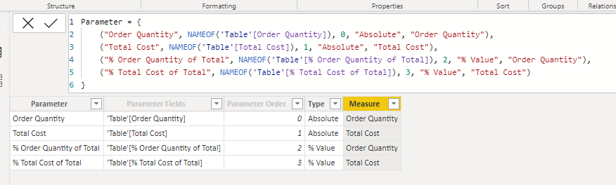 Solved: Field Parameter - Microsoft Fabric Community