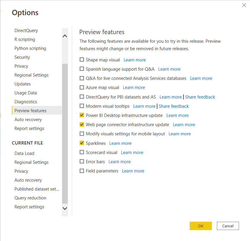 Solved: new format pane - can not enable - Microsoft Fabric Community