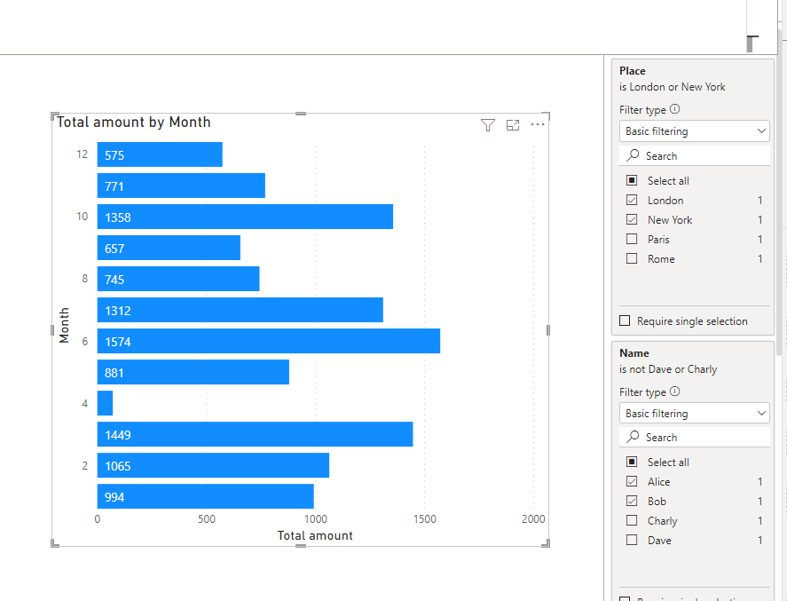 Solved: Selected page level filters and slicers are not pa ...
