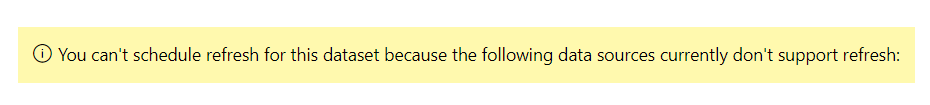 Scheduled Refresh Disable/Error - Microsoft Fabric Community