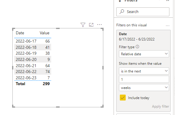 Solved: Filter future dates only - Microsoft Fabric Community