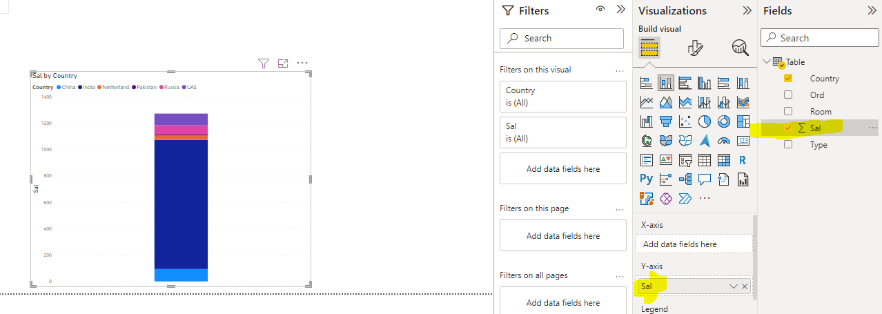 Sort Values in a stacked column chart - Microsoft Fabric Community