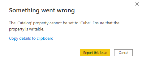 Solved: AAS composite model error - Microsoft Fabric Community