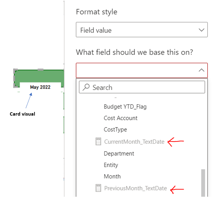 Solved: Dynamic date measure as button text - Microsoft Fabric Community