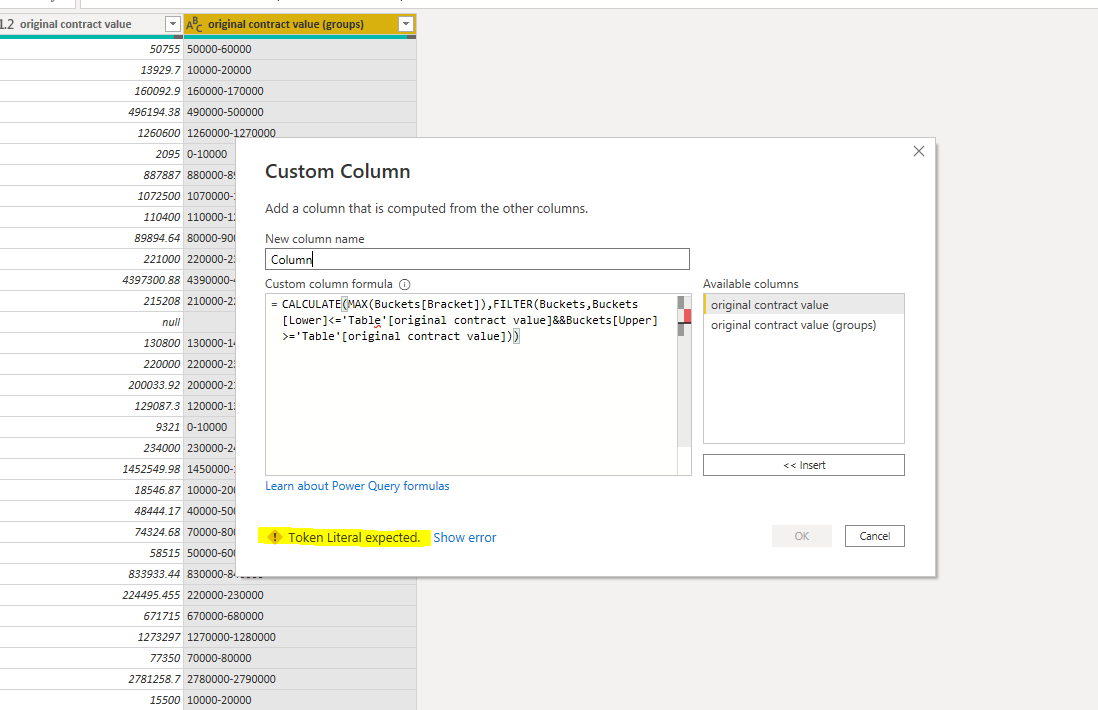 Solved: Automatic grouping data by range - Microsoft Fabric Community