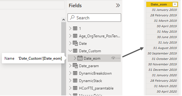 Date Calendar with only end of Month Date - Microsoft Fabric Community
