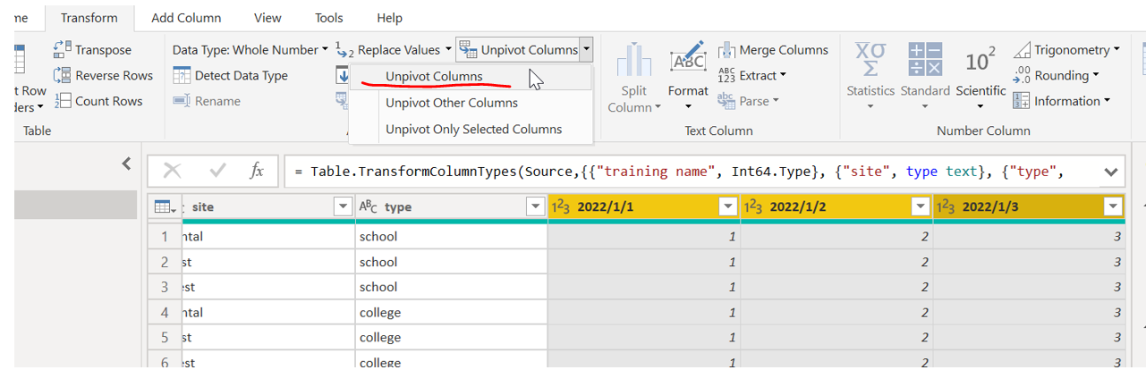Solved: Column Dates - Table - Microsoft Fabric Community