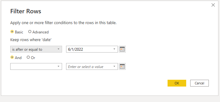Filter data from date condition - Microsoft Fabric Community