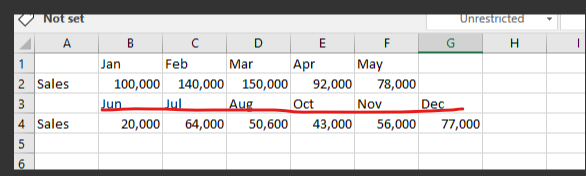 Solved: How to show the columns in a matrix in 2 parts - Microsoft ...