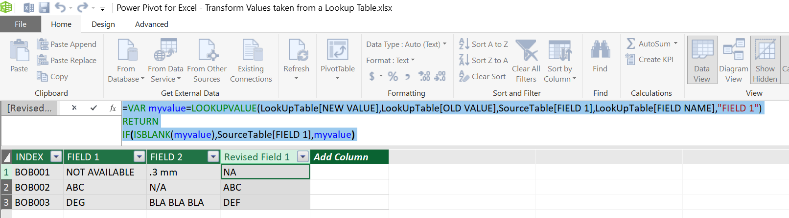Solved: Transform Values taken from a Lookup Table - Microsoft Fabric ...