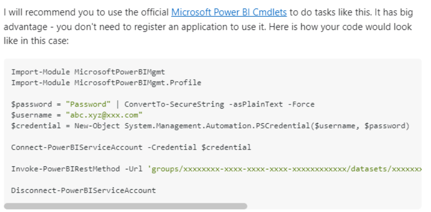 Call Power Bi API from PBI Desktop using M code wi... - Microsoft ...