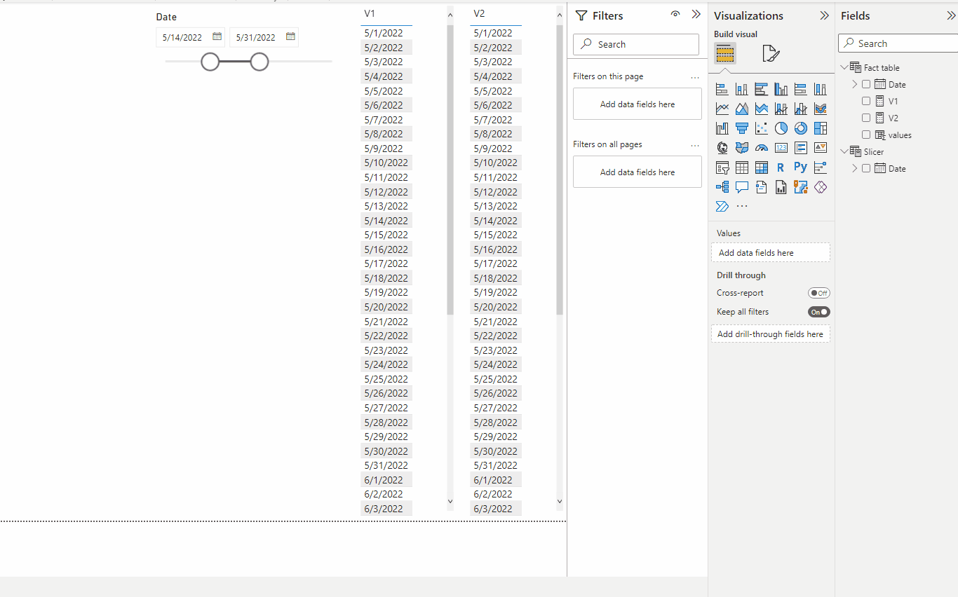 Solved: Two Separate Date Selection - Microsoft Fabric Community