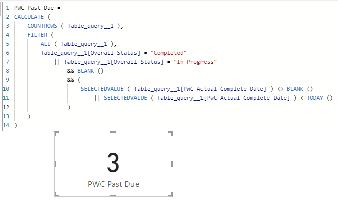 Solved: Do not see any count in measure - Microsoft Fabric Community