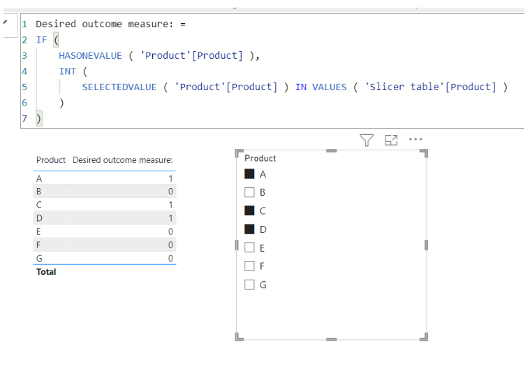 Solved: Dax Error-Multiple value selected - Microsoft Fabric Community