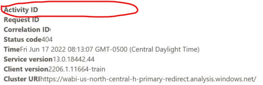 Power BI Error - Microsoft Fabric Community