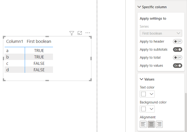 Formatting matrix rows - Microsoft Fabric Community