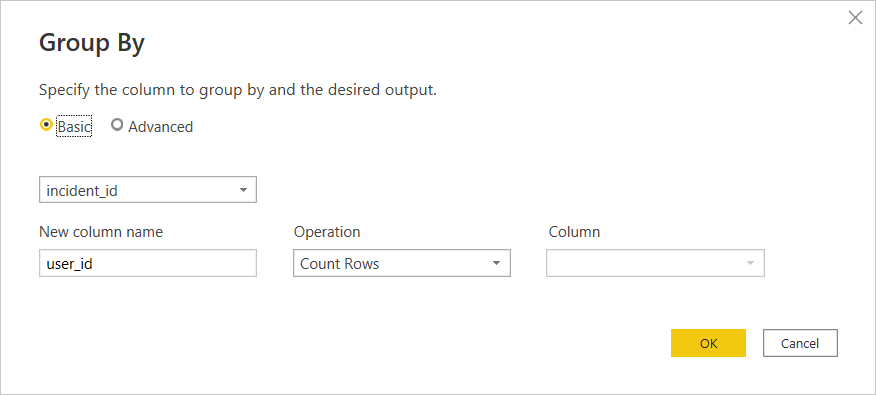 Create New Table with row count - Microsoft Fabric Community