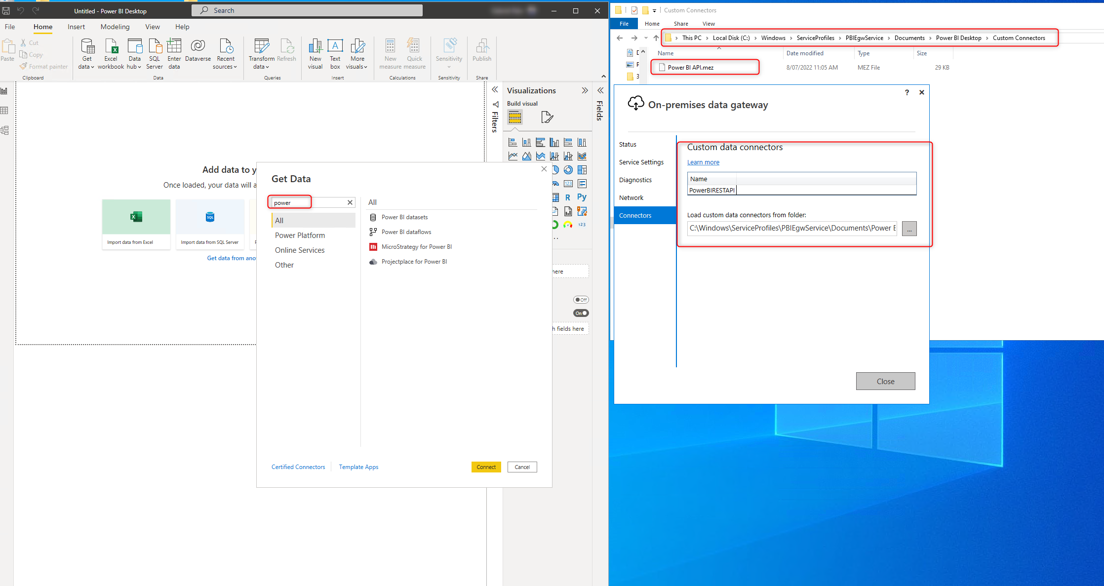 Custom Connector still not showing up - Microsoft Fabric Community