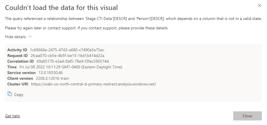 Solved: SUMMARIZE Table is now blank - Microsoft Fabric Community