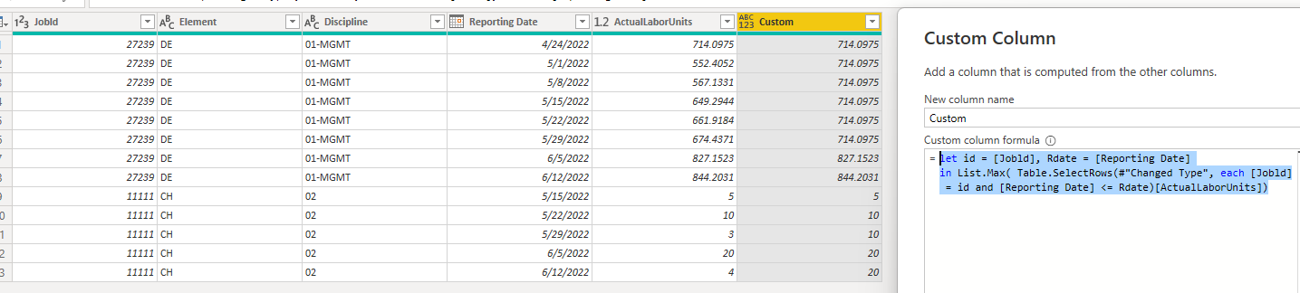 Solved: Max Value to Date by Date - Microsoft Fabric Community