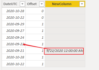 Solved: Dates in column not showing when apply DateAdd fun ...
