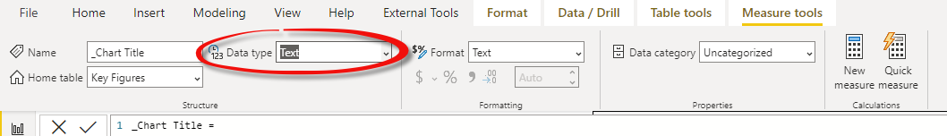 Dynamic Visual Title - Cannot Select Measure - Microsoft Fabric Community