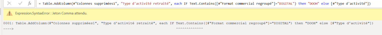 Solved: Function IF error in add step - Microsoft Fabric Community