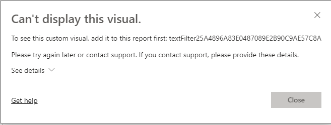 Pipeline not pushing marketplace visuals - Microsoft Fabric Community