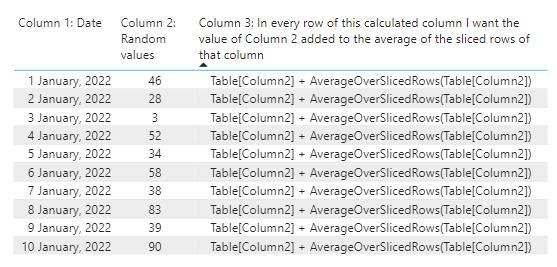 Calculated column using an aggregation of another ... - Microsoft ...