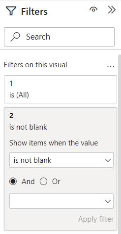Solved: Matrix shows only rows with value - Microsoft Fabric Community