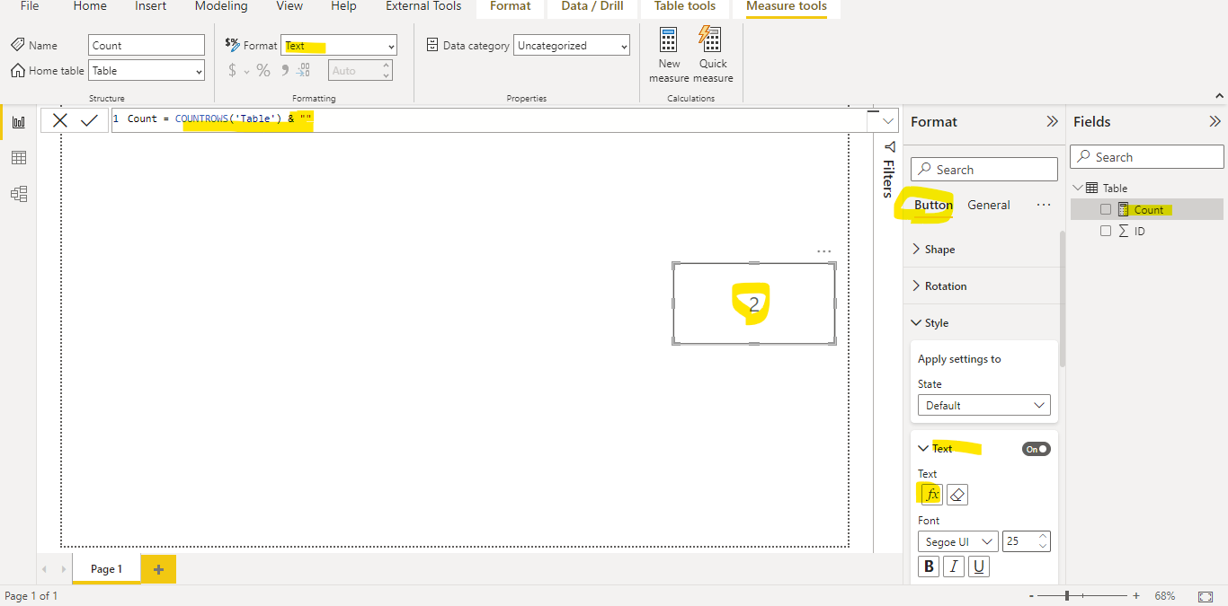 Solved: How to add button for page navigation for Data Car ...