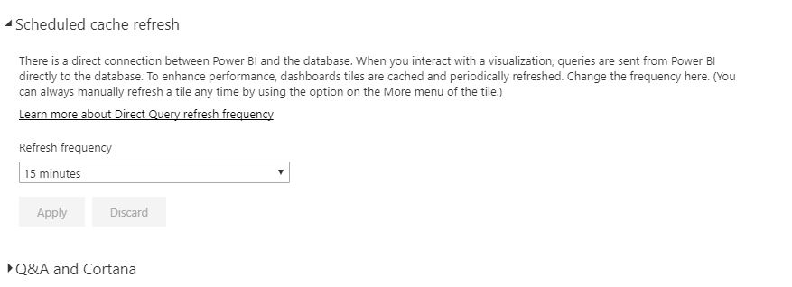 Scheduled refresh cache issue - Microsoft Fabric Community