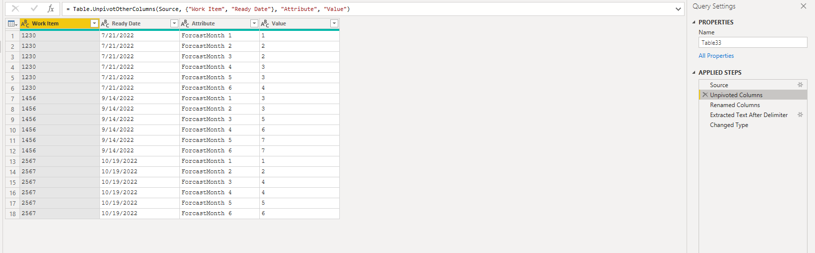 Solved: How to Create a dynamic Matrix visual using a date ...