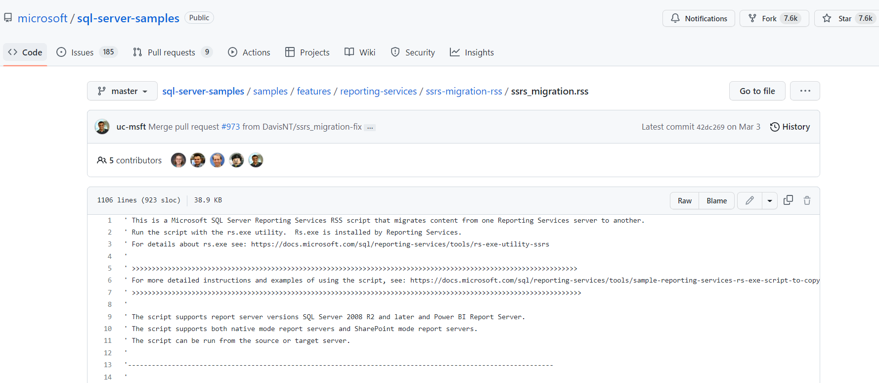 SSRS ASKING FOR CREDS SERVER MIGRATION intelligence overview