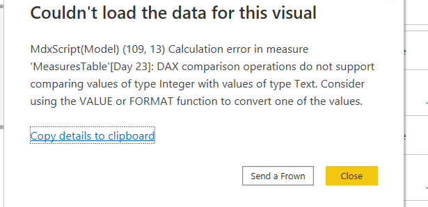 Solved: Change measure format to text - option is missing - Microsoft ...