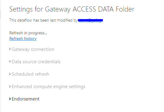 Solved: Refresh disabled - Microsoft Fabric Community