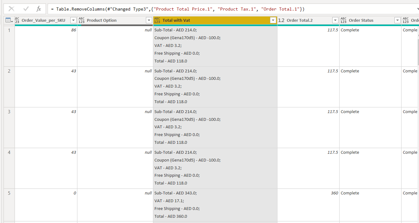 Solved: How to split column with Multiple information - Microsoft ...