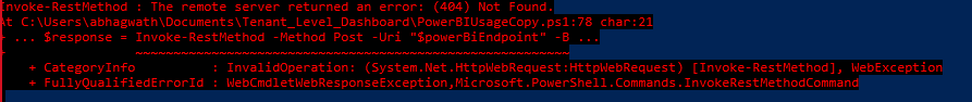 Capture Power BI Usage Metrics Data - Microsoft Fabric Community