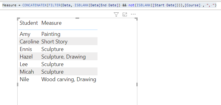 Solved: Provide lists based on values in one column and bl ...