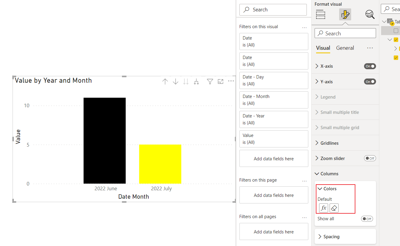 Solved: How to Fix Column Colors - Microsoft Fabric Community
