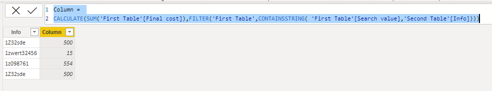 Solved: summarizing multiple values from different Table w ...