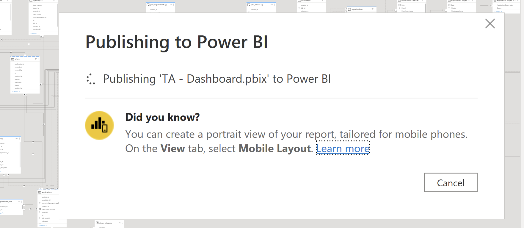 Solved: Publish a dashboard not working - Microsoft Fabric Community
