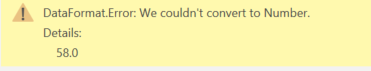 Solved: Data conversion error - Microsoft Fabric Community