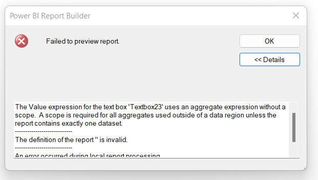 Power BI Report Builder - Building a card visual - Microsoft Fabric ...