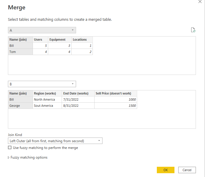 Merged Queries Not Joining Correctly When it Comes... - Microsoft ...